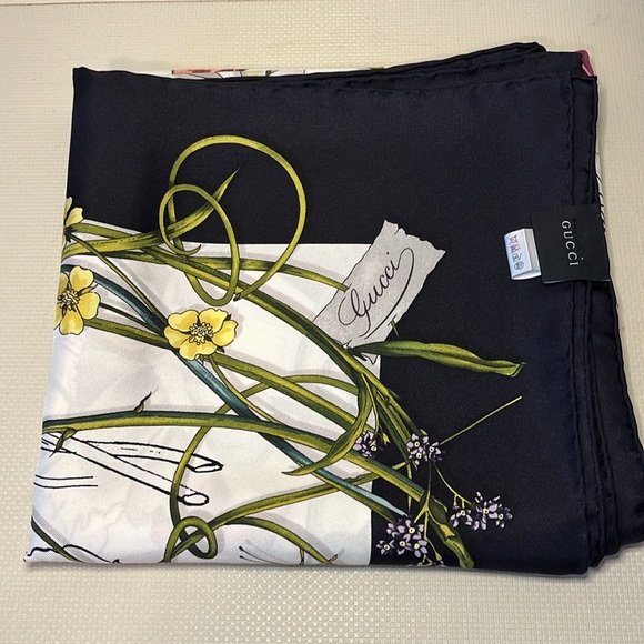 Gucci Silk Floral Scarf - Picture 2 of 6